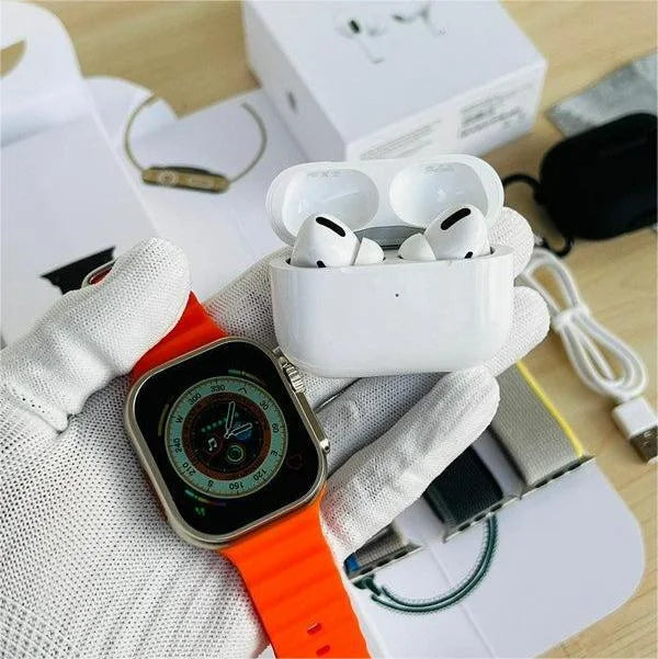 Apple Watch Ultra 2 + Airpods 2nd Gen (Combo) - 6 Month Warranty