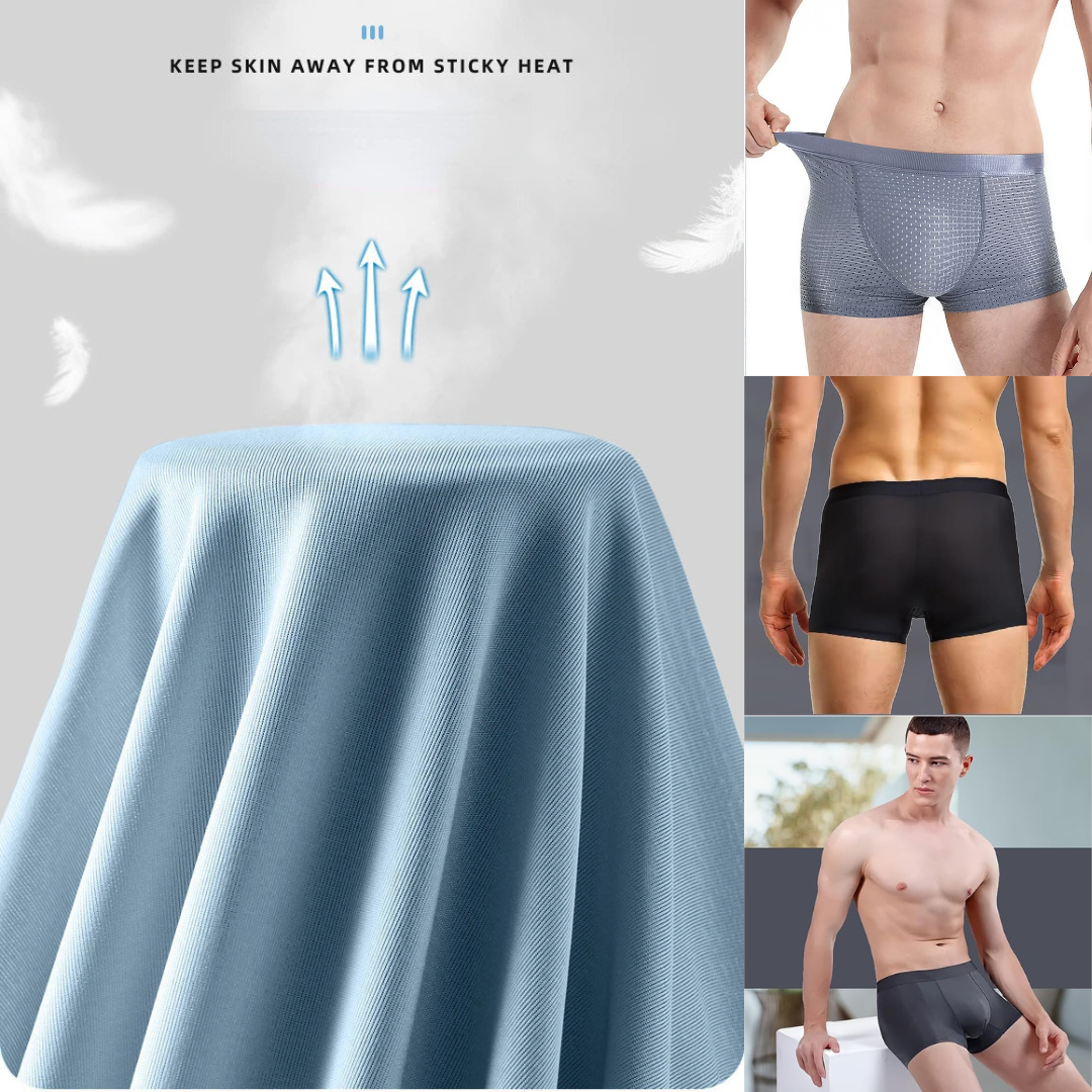 Premium Ice Silk Men's Underwear (Pack of 5)