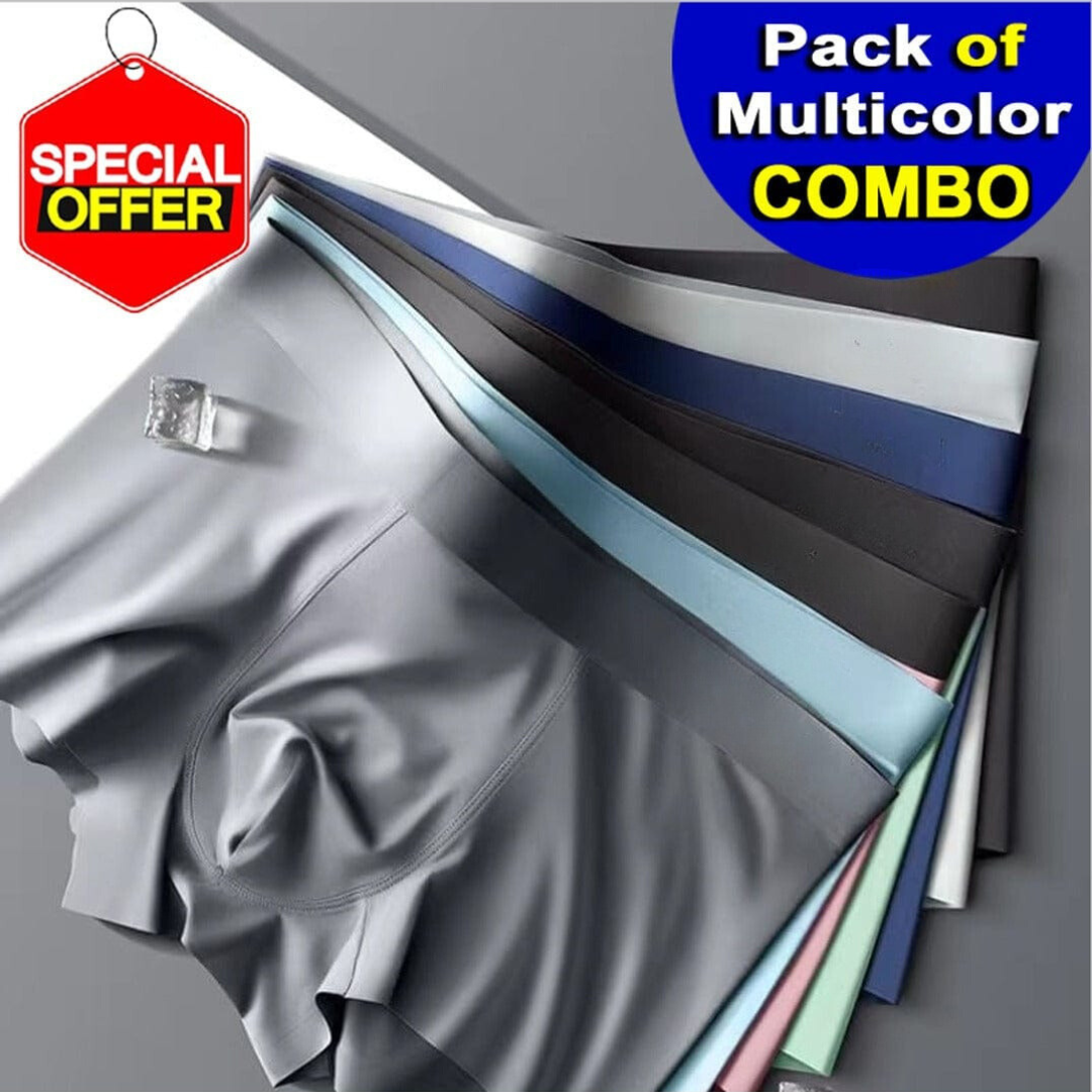 Premium Ice Silk Men's Underwear (Pack of 5)
