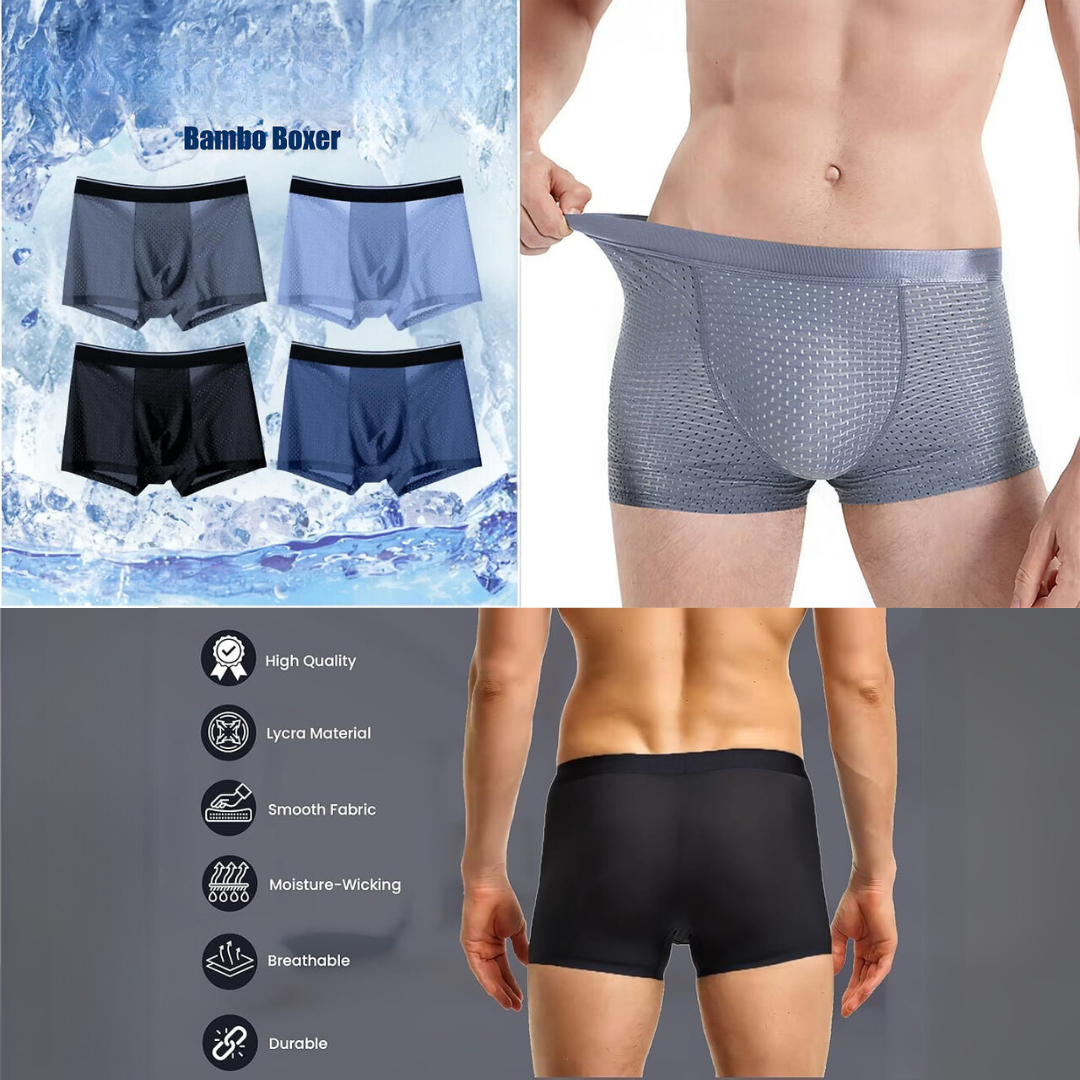Premium Ice Silk Men's Underwear (Pack of 5)