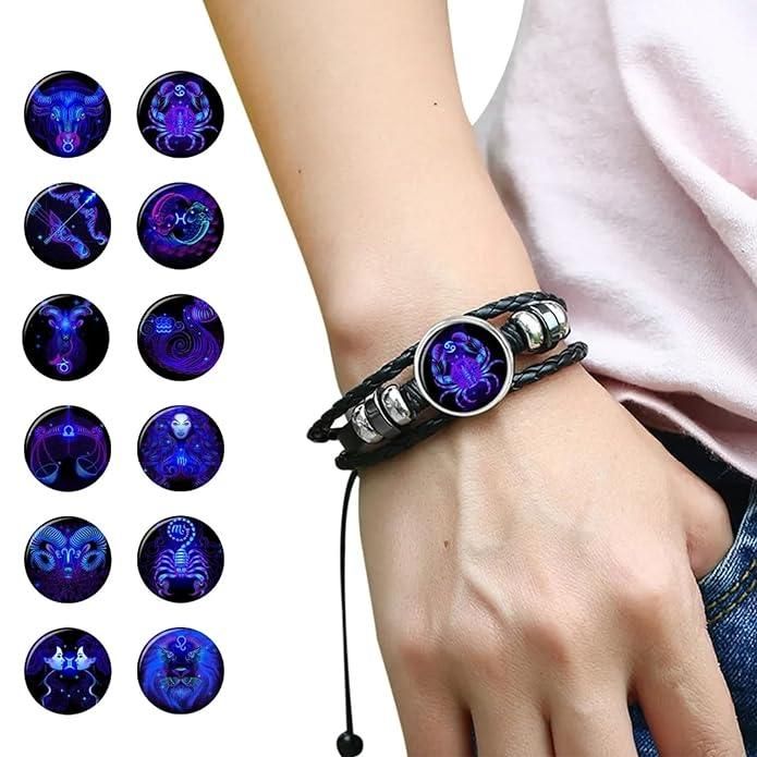 Adjustable Guardian Bracelet Black Leather