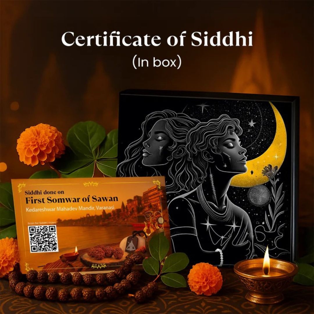Siddh 7 Mukhi Rudraksha (Nepali Beads) with Silver Capped Pendant