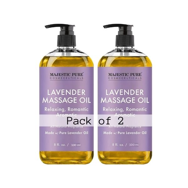 Lavender Infused Massage Oil – 100% Organic, Ideal for Sensual Body Care