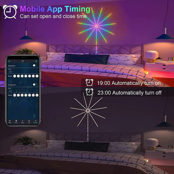 LED Fireworks Light