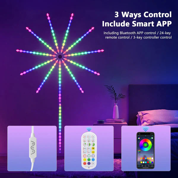 LED Fireworks Light