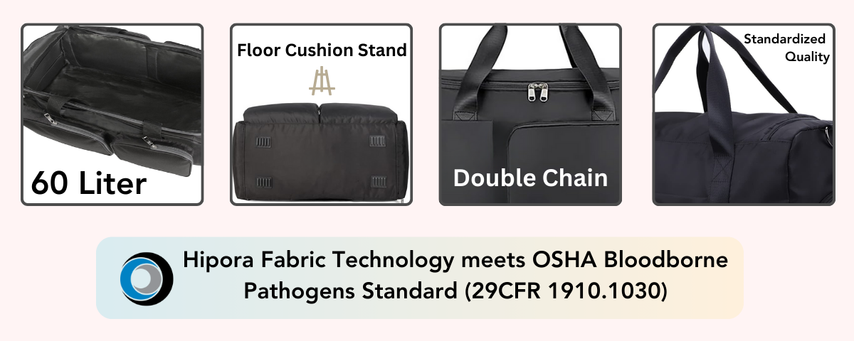 6-Compartment Travel Bag