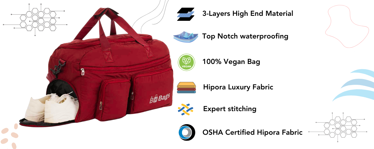 6-Compartment Travel Bag