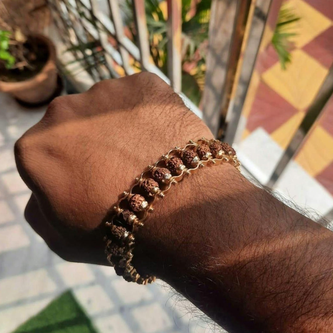 Original 5 Mukhi Modern Rudraksha Bracelet