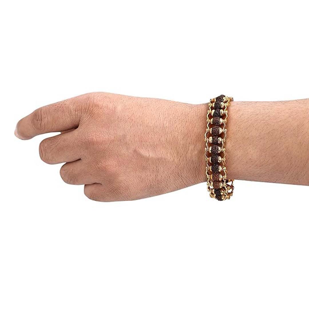 Original 5 Mukhi Modern Rudraksha Bracelet