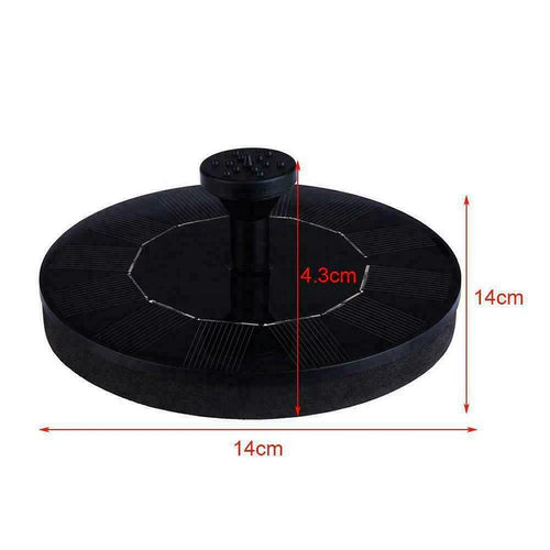 Premium Solar Fountain - 1 Year Warranty