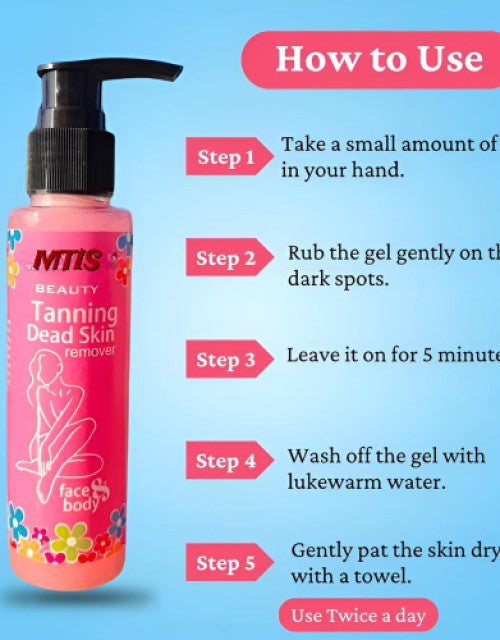 TANNING AND DEAD SKIN REMOVER 100ML PACK OF 1