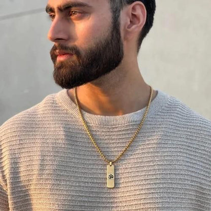 24K Gold Plated Om Connection Necklace
