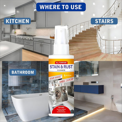 Multipurpose Stain & Rust Remover Spray for Cleaning & Protection From Dust 200ml (Pack of 2)