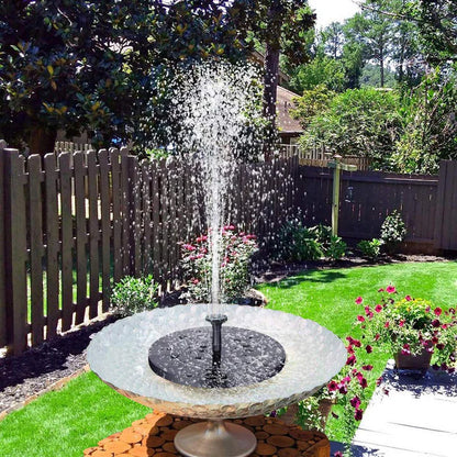 Premium Solar Fountain - 1 Year Warranty