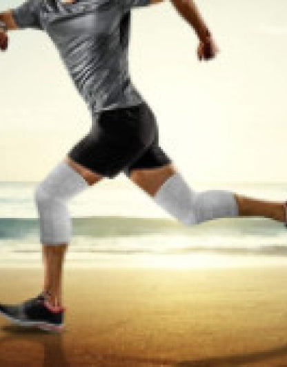 Unisex Bamboo Charcoal Elastic Warm Knee Sleeves
